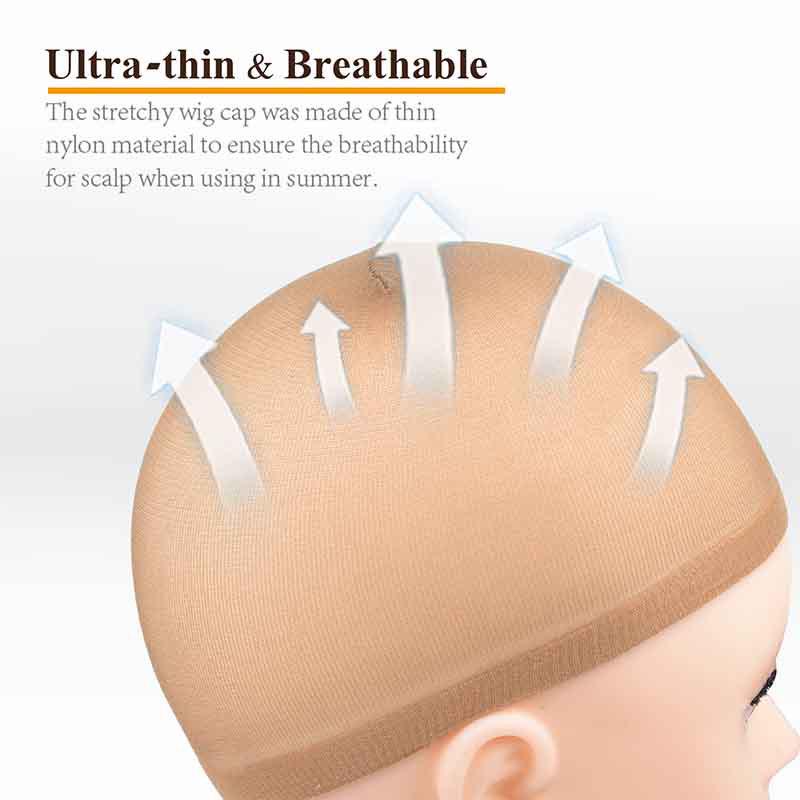 High Elasticity European & American Style Wig Cap - Breathable Net for Hair Volume Enhancement