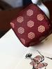 34-Color Chinese & Japanese Brocade Gaiwan Zisha Teapot Ceramic Cup Set With Cotton Bag