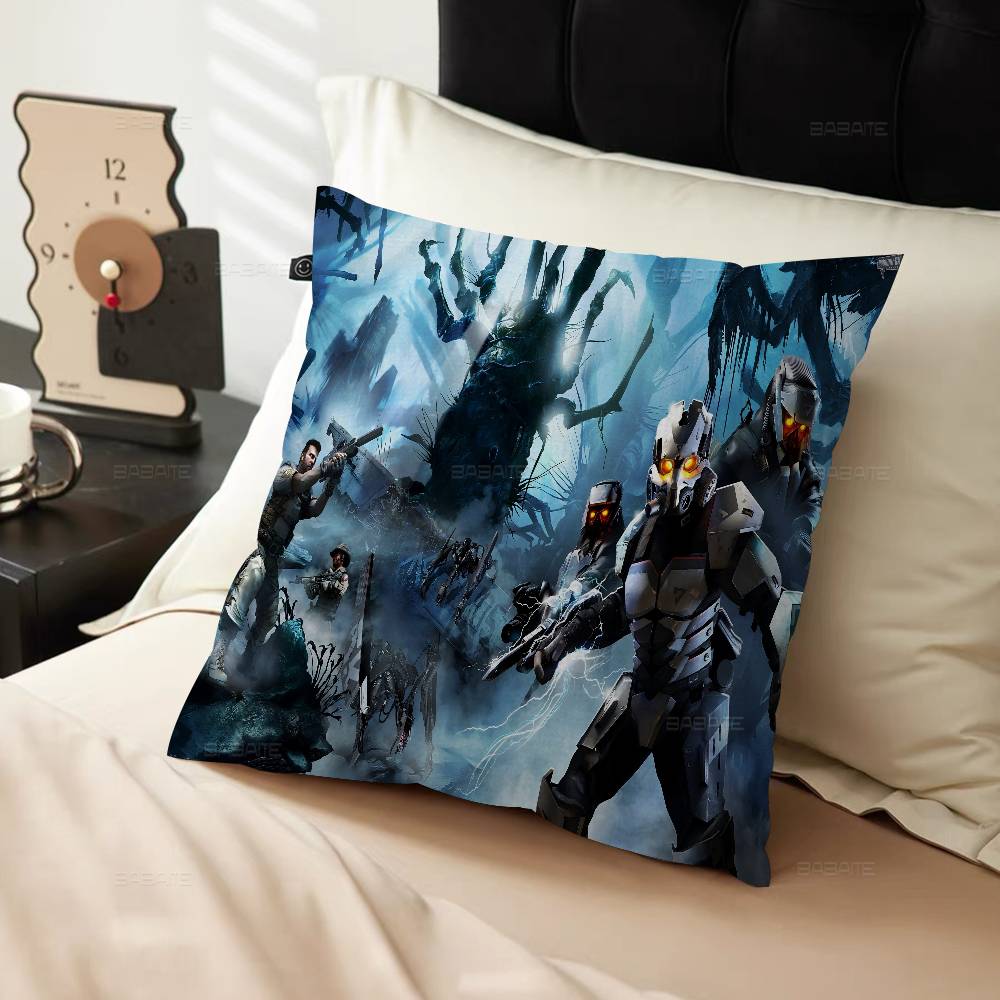 Killzone Helghast Logo Cushion Cover Pillow Cover Decor Pillowcase Printed Cushion Case For Couch