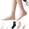 Women's Socks, Summer Jacquard Mid-Calf Socks, Cotton Socks, Trendy Cute Cartoon Sports Socks