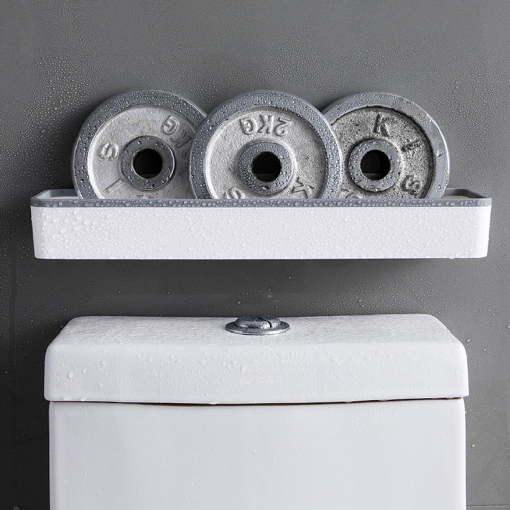 Space-Saving Over-the-Toilet Storage Rack - No-Drill, Multi-Function Bathroom Organizer for Shampoo & Cosmetics