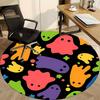 1pc Ghost Party Office Round Area Rug, Under Office Chairs Bedroom Living Room Home Decor, Room Deco