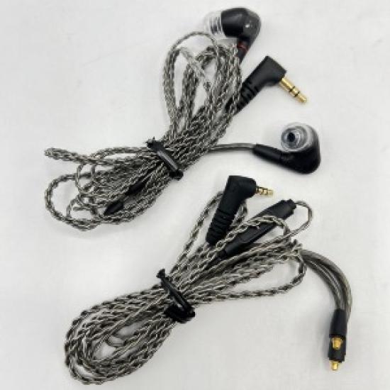 

USED SENNHEISER IE-200 Wired In-Ear Earphones Canal Type 3.5mm Stereo Mini Plug Main Unit Only срібний