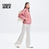 BENLAI Women's Anti-Static Loose Fit Stand Collar Jacket