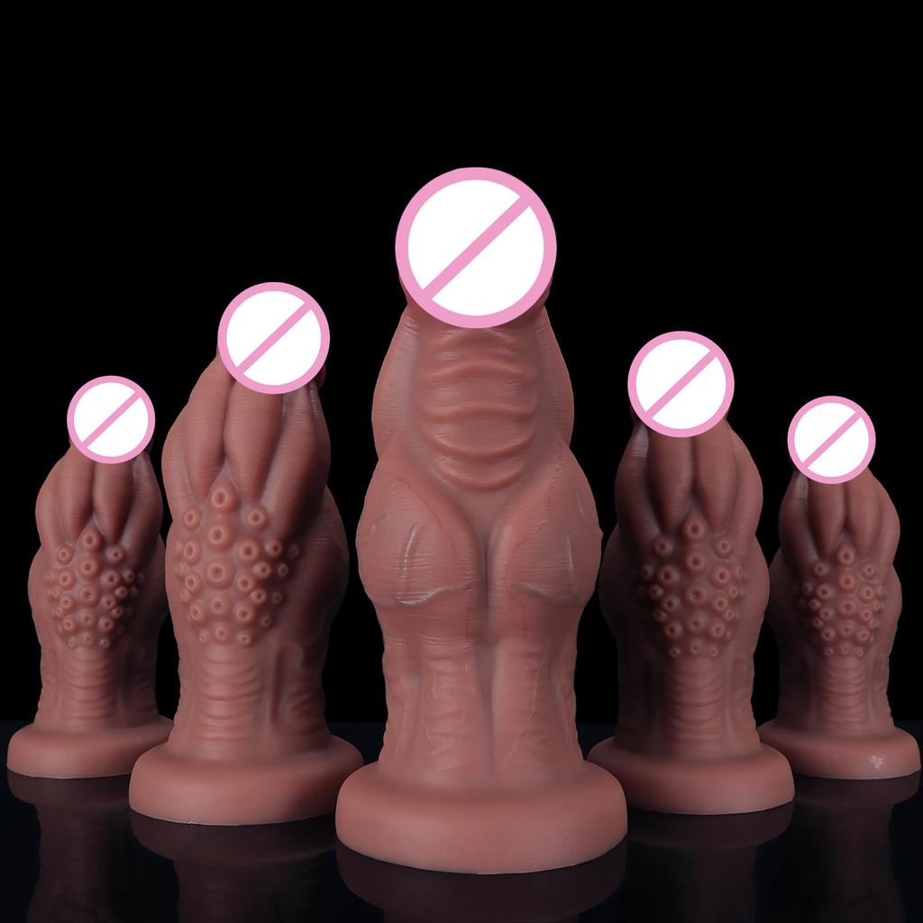 Realistic Silicone Fist Dildo - Super Thick Anal Plug, Large Phallus Erotic Toy