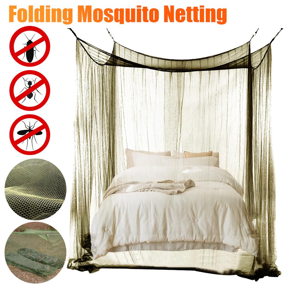 Folding Insect Bug Mosquito Canopy Netting Lightweight Insect Tent Mosquito Net Breathable Free Installation Camping Accessories