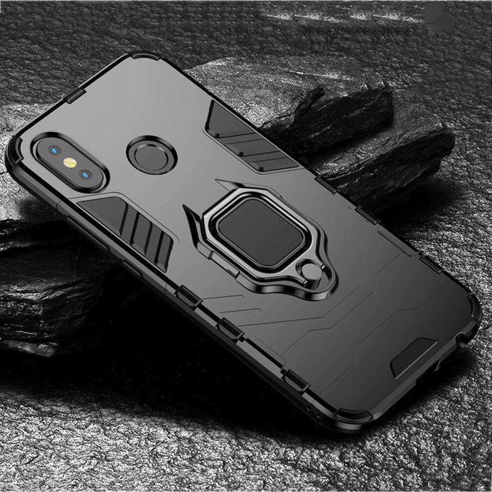 Suitable for iPhone Samsung Huawei Xiaomi Shockproof Armor Bracket PC + TPU Bracket Cover