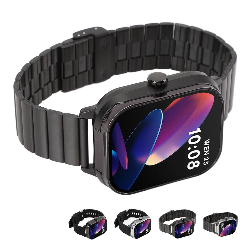 2.01in TFT Smartwatch with Earbuds 2 in 1 NFC Smart Sports Watch Wireless Bluetooth Earphone Support