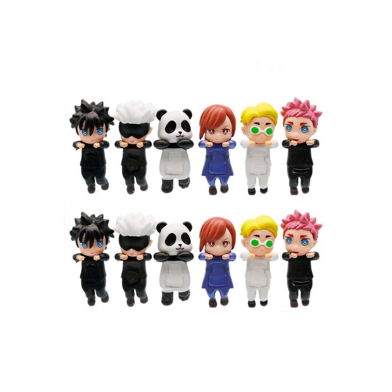 New Anime Jujutsu Kaisen Gojo Satoru Itadori Yuji Action Figures Papa Doll PVC Model Collection Decoration Plaything Present