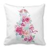 Happy Valentine's Day Theme Digital Printing Short Plush Pillow Covers for Car Sofa Office Cushion Cover Home Goods 60x60cm