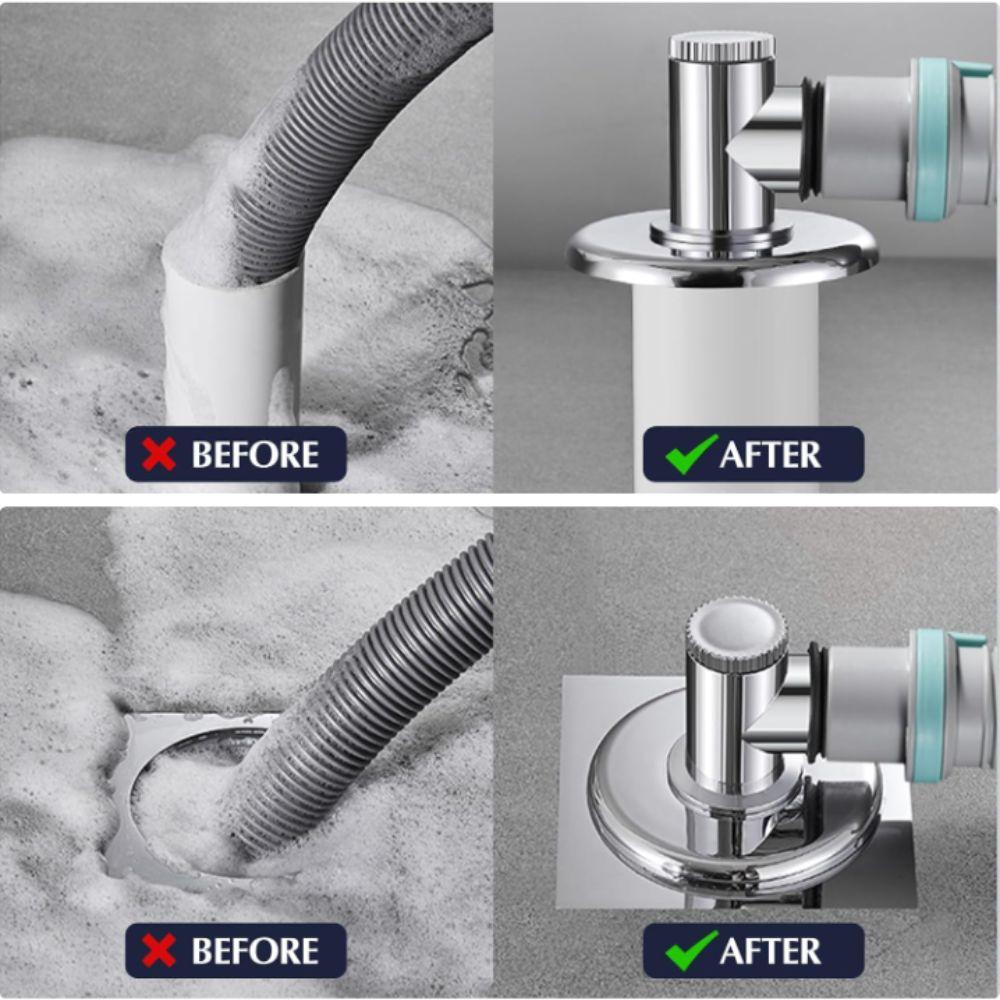 Insect-proof Sealing Ring Adapter Tee Joint Sewer Connector Floor Drain Joint Washing Machine