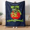 1pc Rat Finks 1 Blanket Soft Warm Throw for Home, Office, Travel All Season Cozy Bedding Gift, Office Cozy Accessory