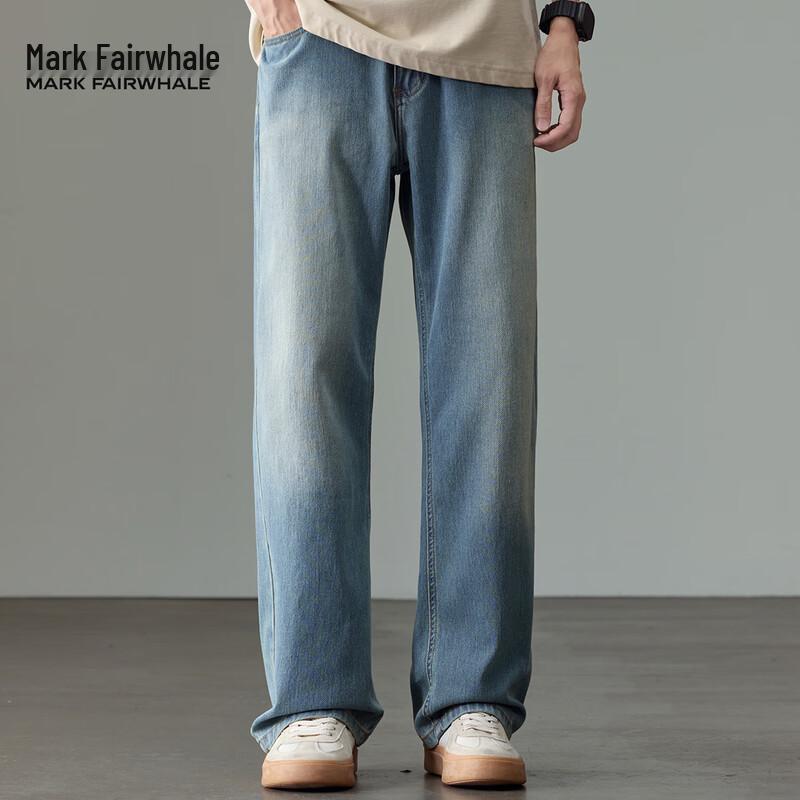 Mark Fairwhale Men's Loose Straight-Leg Jeans