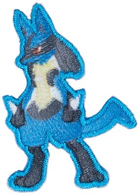 Inagaki Clothing Pokemon Sticker Patch Adhesive Type Lucario POS027 Sticker/Iron