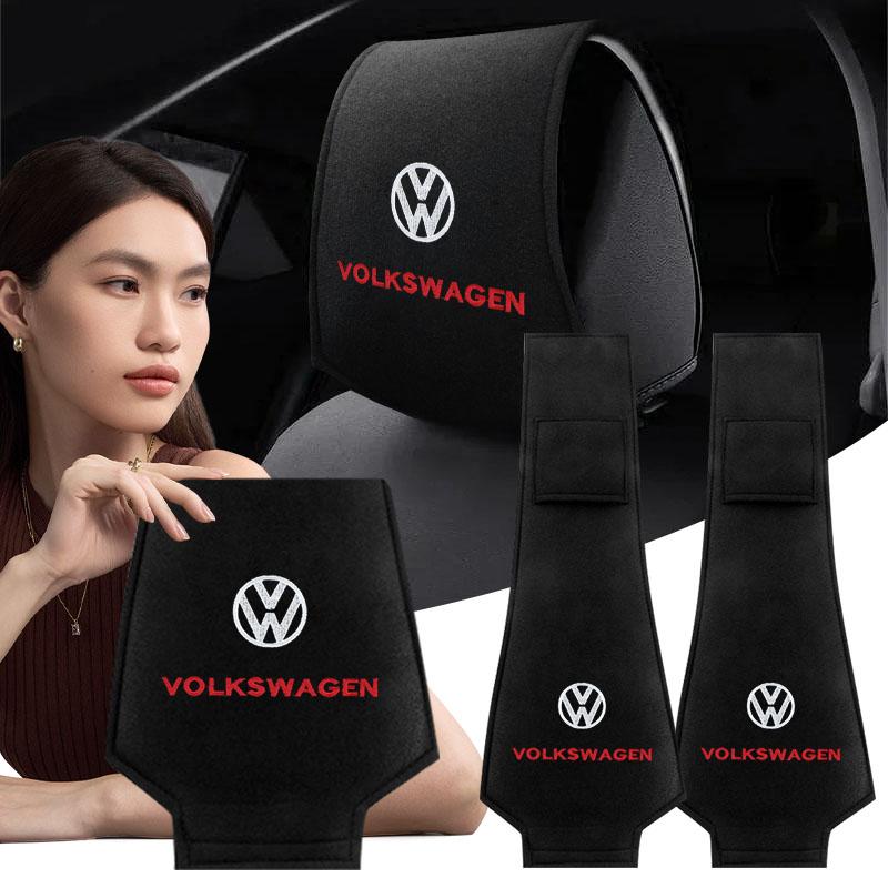 Car Seat Back Headrest Pillow Storage Bag Dustproof Cover For Volkswagen Polo Golf-4 5 6 7 MK5 MK6 MK7 Tiguan Passat 3B7 601 171