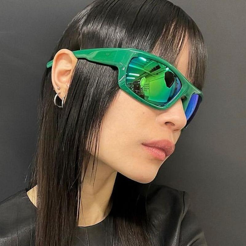 Vintage Ladies Y2K Fashion Sunglasses Cool Babes Hip Hop Suitable Street Party Accessories