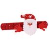 12Pcs Christmas Slap Bracelets Christmas Stocking Fillers For Children Adult Comfortable Holiday Slap Wristbands