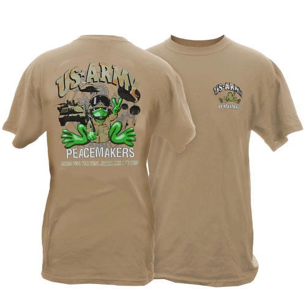 

Peace Frogs Mens US Army Mess With The Best Croak Like The Rest Shirt New 3XL XL
