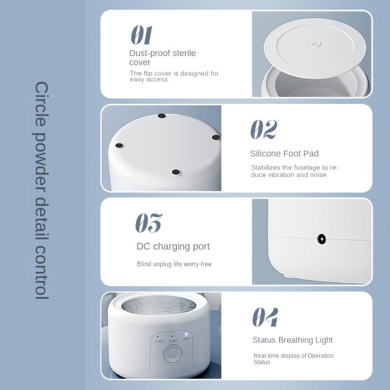 Portable USB Rechargeable Soundwave Technology Cleaner - Denture & Braces, Retainers, Invisible Braces, Toothbrush Heads & Jewelry