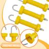 5 Pieces Electric Fence Gate Handle Insulators Ranch Accessories Replace Parts