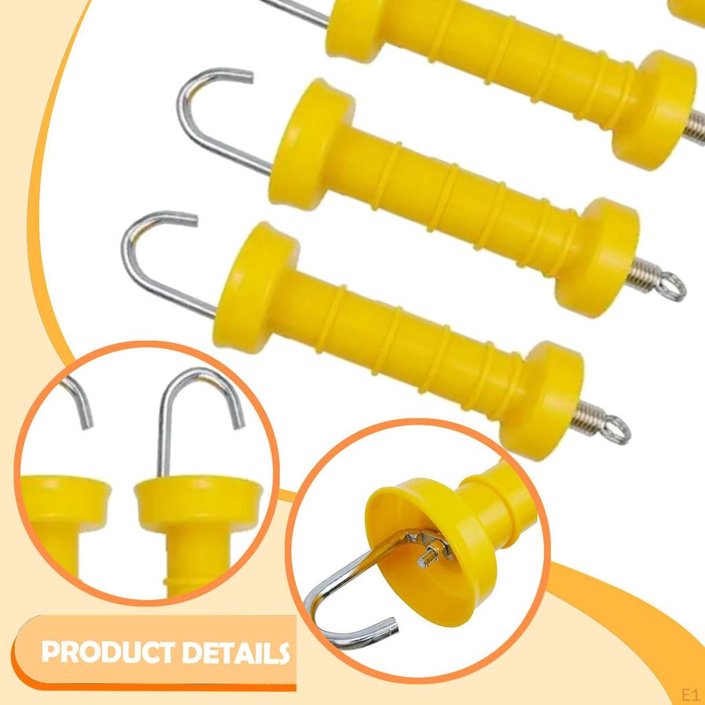 5 Pieces Electric Fence Gate Handle Insulators Ranch Accessories Replace Parts