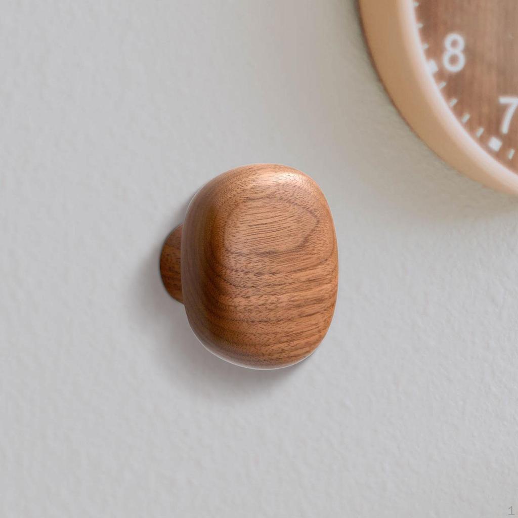 Contemporary Wooden Wall Hook for Jackets And Purses