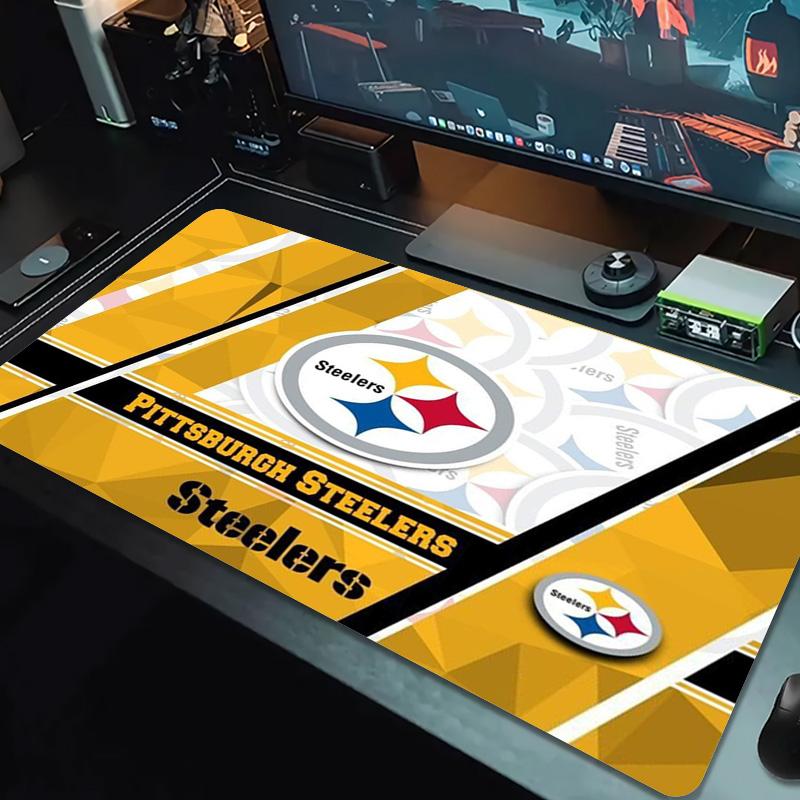 Pittsburgh Steelers Color Mouse Pad Large Gaming Table Cushion Non-slip Laptop Tablet Big Mousepad XXL Mat Mini PC Playmat With Lock edge