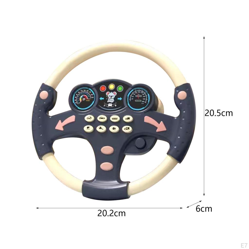 Interactive Car Steering Wheel Toy for Kids - Educational Driving Playset