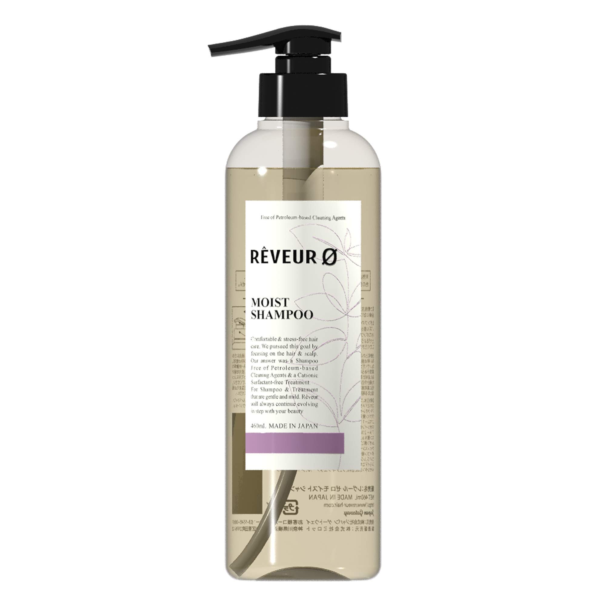 

REVEUR0 Moist Silicone-Free Shampoo 460mL (x 1)
