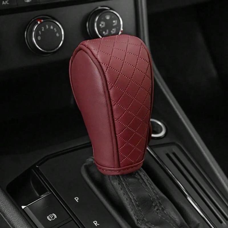 1KS Vysoce kvalitní kryt rukojeti řazení do auta PU kůže protiskluzový odolný proti opotřebení univerzální auto automatická řadicí páka manžeta dekorace do auta