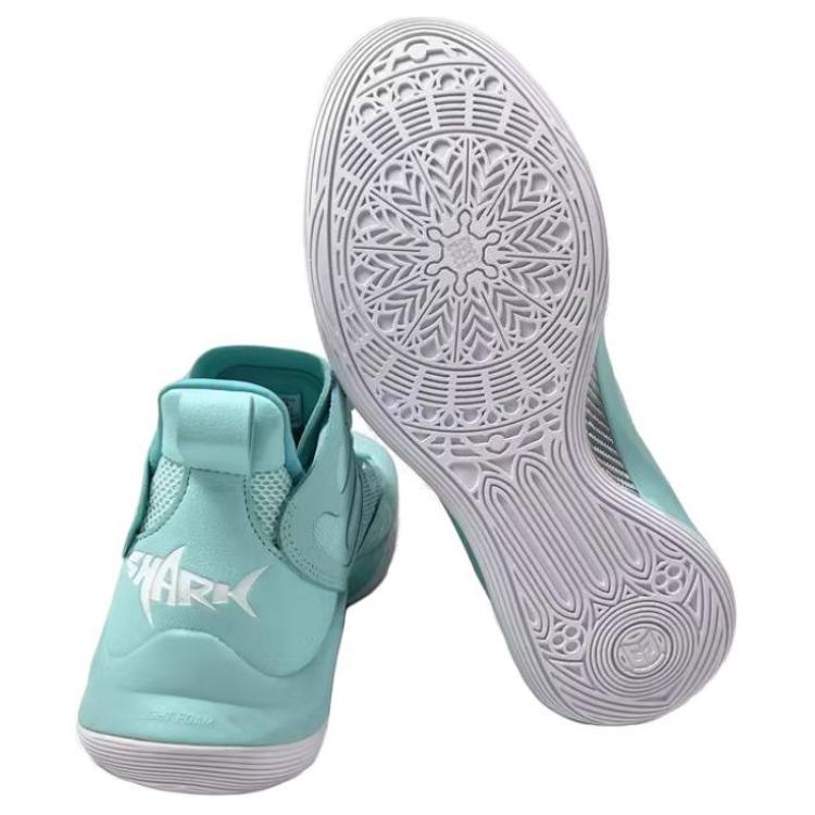 Li Ning CJ-1 Shock Absorbing Durable High Top Basketball Shoes Men Sneakers Blue ABAR019-AEN