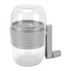 Manual Nut Chopper Grinder Multifunctional Nut Grinder with Hand Crank for Peanut Gray