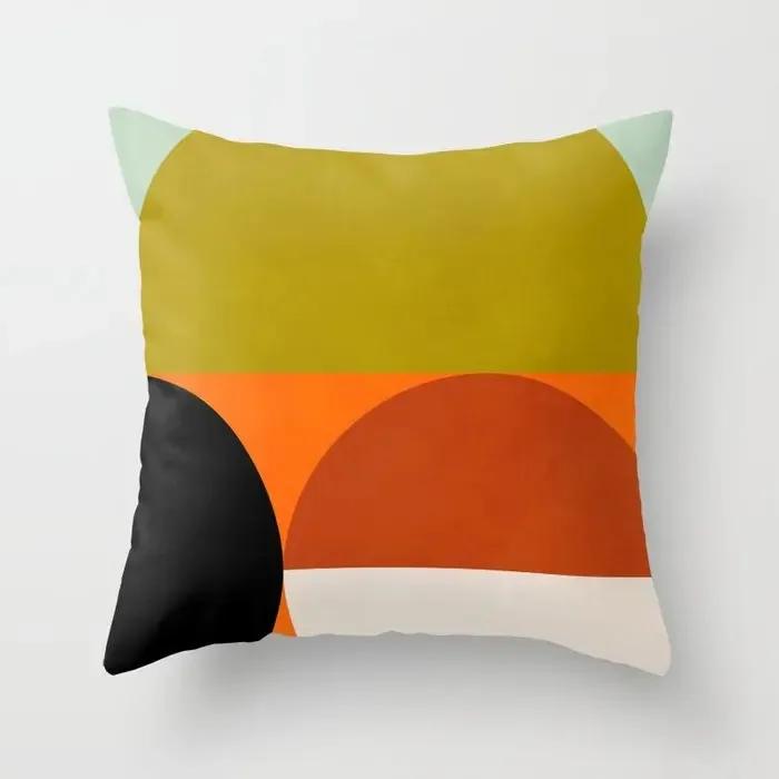 Office Sofa Car Cushion Cover Luxury Home Decoration Pillow Cover Simple Artistic Color Matching