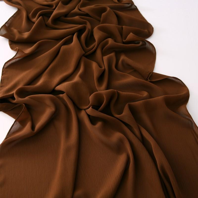 Little Crinkle Chiffon Hijab Good Stitching Solid Plain Scarf High Quality Premium Malaysian Women's Scarves Hijabs Long Shawl
