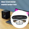 40mm Speakers Magnetic Speakers Set Full Frequency Horn 3W 4Ohm Enhances Auditory Loudspeakers 2PCS