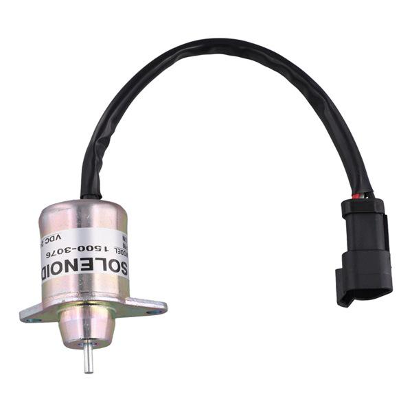 

1500-3076 42-0100 fits Yanmar Thermo King 24V engine stop solenoid valve. None