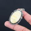 Gift For Her 925 Sterling Silver Natural Aragonite Gemstone Jewelry Pendant