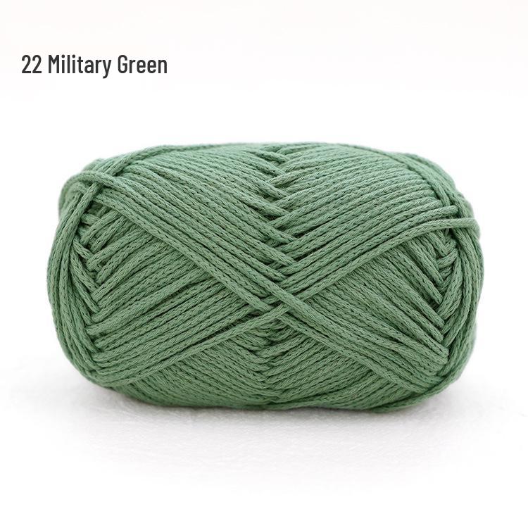 Xue Feier Suxin 2mm Round Hollow Pure Cotton Crochet Yarn for DIY Knitting