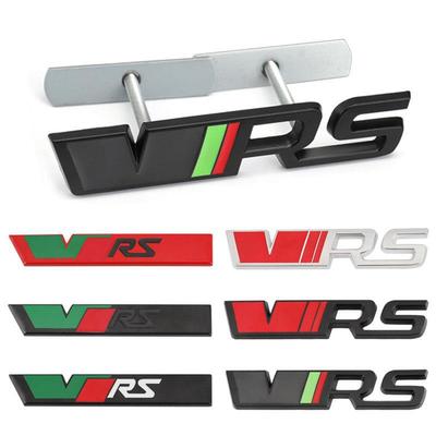 3D Metal Logo VRS Emblem Car Front Grill Badge Trunk Stiker Accessories