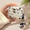 AirPods 4 Case with Fun Sausage Dog Charm, Cover for Apple Earphones, Wireless Bluetooth Headphone Case, Shockproof Creative Anti-Slip Desig