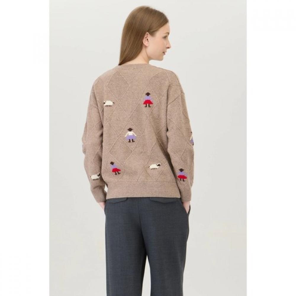 Benetton Argyle Intarsia Knit Bakp50561