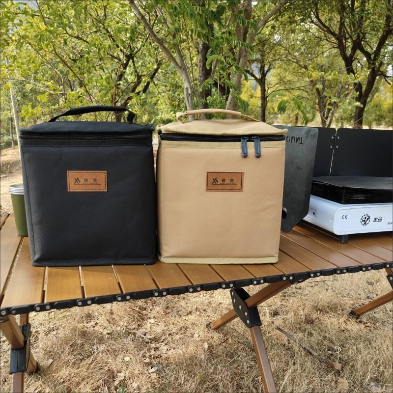 Borse portaoggetti da campeggio per esterni per bombole di gas da 250 g, borse organizer per picnic, utensili per fornelli a propano