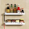 With Hooks Kitchen Storage Shelf Multi-Functional Seasoning Organizer Rack  Home