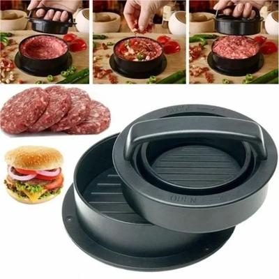 Prensa para Carne de Hamburguesa Moldeador Forma Redonda de PP Antiadherente Rellenas de Hamburguesa Carne de Res Parrilla Pastel Molde Prensador Fabricante Accesorios de Cocina