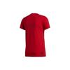 adidas T Shirts Men's Light Scarlet Crew Neck Moderate Straight Fit FU6220