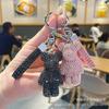 Exquisite Cute Diamond Bear Keychain for Cars and Luggage