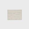 MATIN ALL-OVER LOGO CARD WALLET IN IVORY