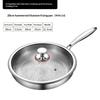 26/28/30Cm Titanium Uncoated Frying Pan, Fish‑Scale Hammer Pattern Healthy Cookware For Home Kitchen Cooking