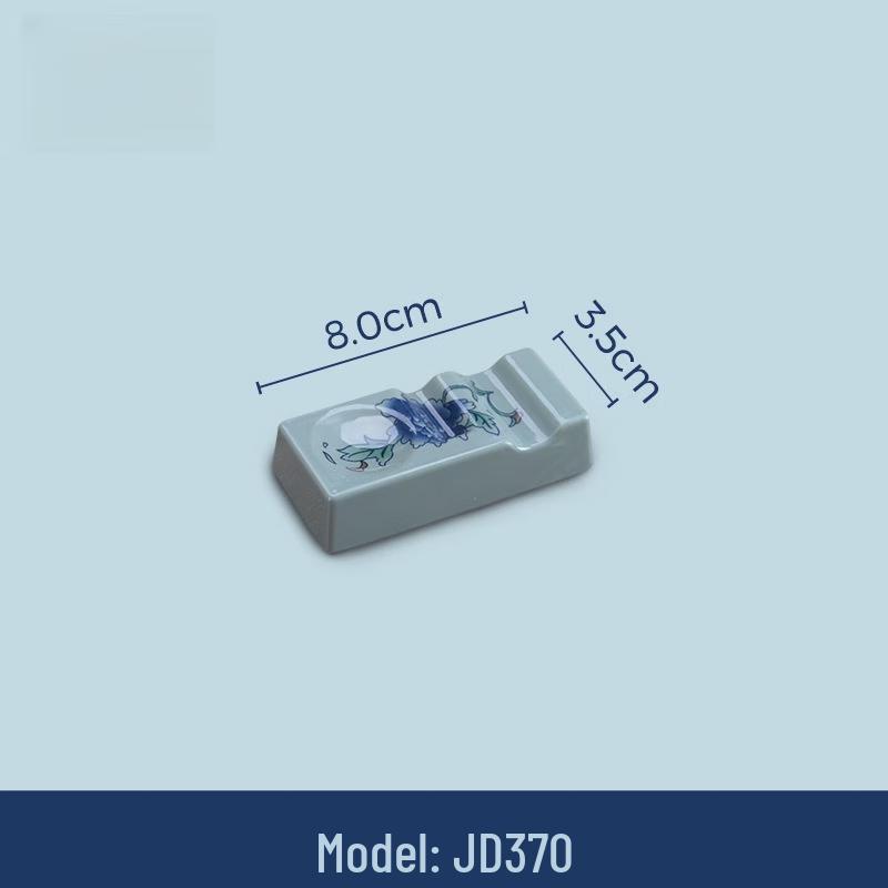 Wuhe Azure Peony Square Melamine Dinner Plate