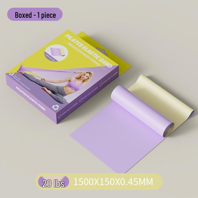 Women's TPE Elastic Yoga Resistance Band for Exercise, Stretching, and Butt Lift Muscle Training